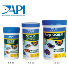 API Cichlid Premium Floating Pellet Fish Food, Asst Size