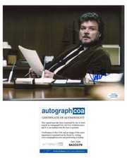 Yorick van Wageningen "The Girl with the Dragon Tattoo" SIGNED 8x10 Photo B ACOA