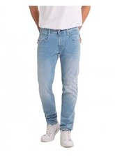 Replay Jeans Replay Hyperflex Reused Anbass Slim Jean Washed Blue