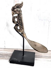 Vintage Collectible Ifugao Figural Rooster Spoon Ladle Philippines