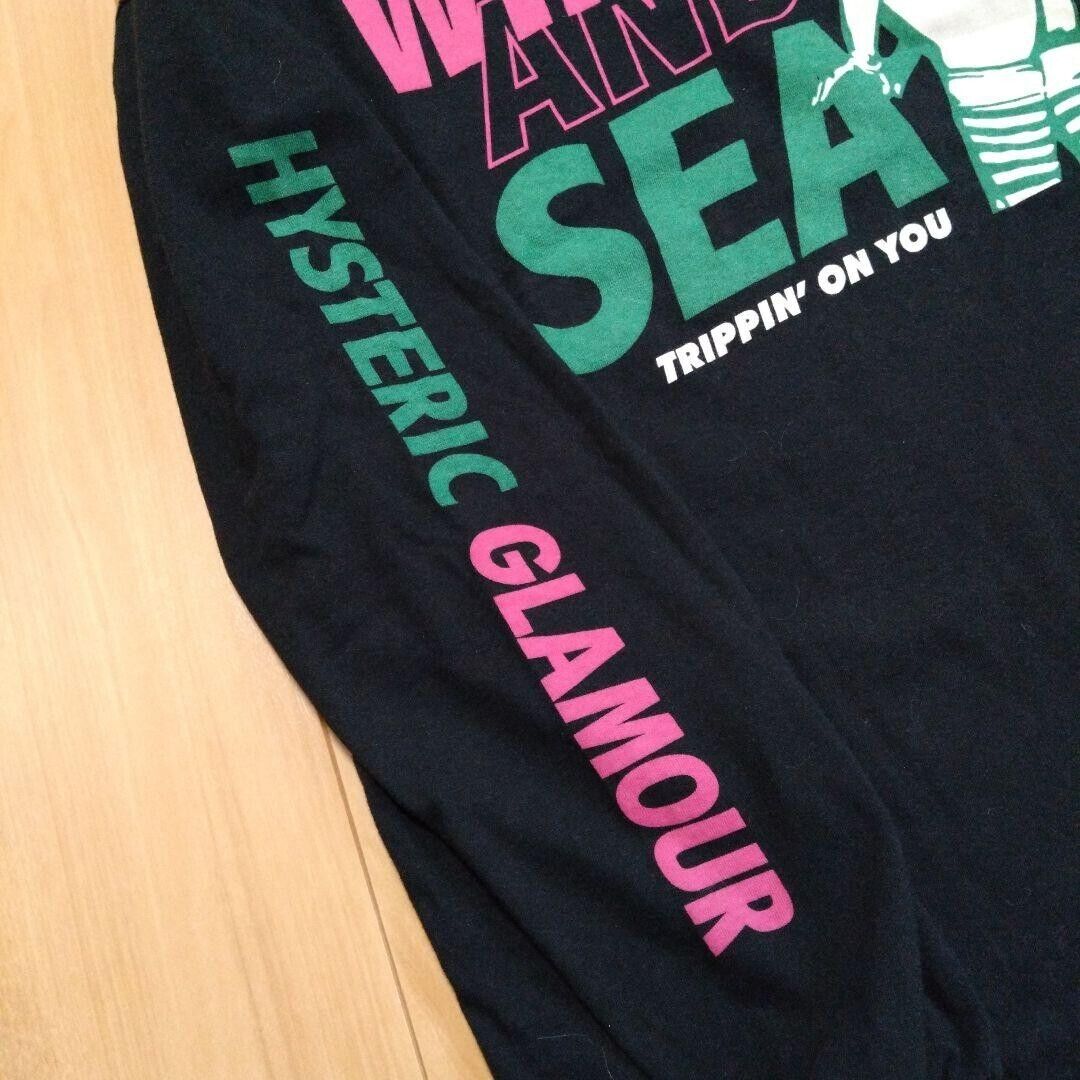 Wind and Sea x Hysteric Glamour His Girl Shirt size L black Wind and Sea x Hysteric Glamour His Girl Shirt size L black