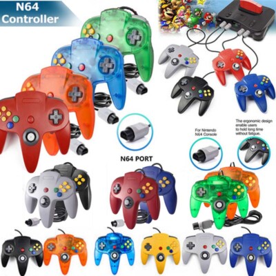 Retro N64 Controllers Classic Kontroller Gamepad Joypad für Nintendo 64 Console