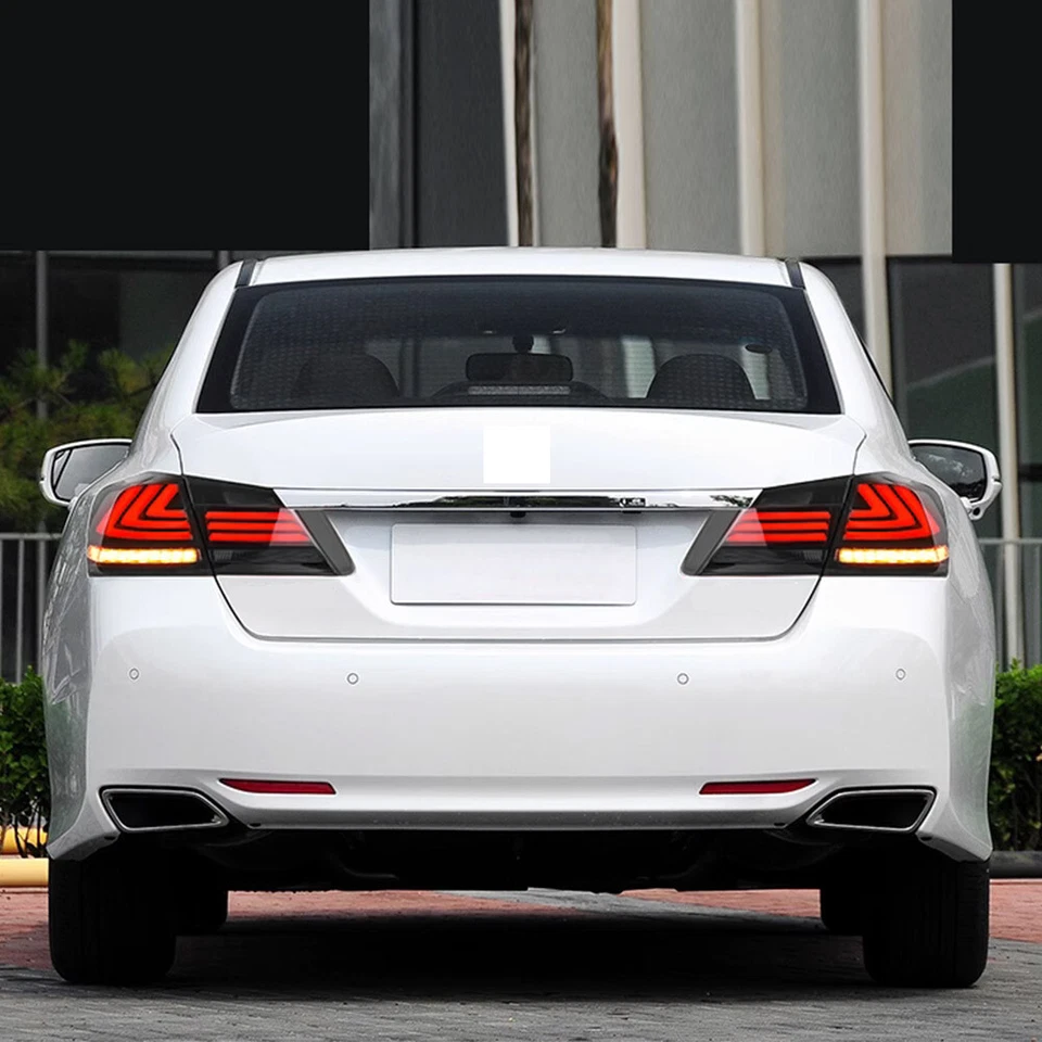 LED 尾灯适合 2013 - 2017 年本田雅阁带顺序转弯烟熏总成 — 第 4/4 张图片