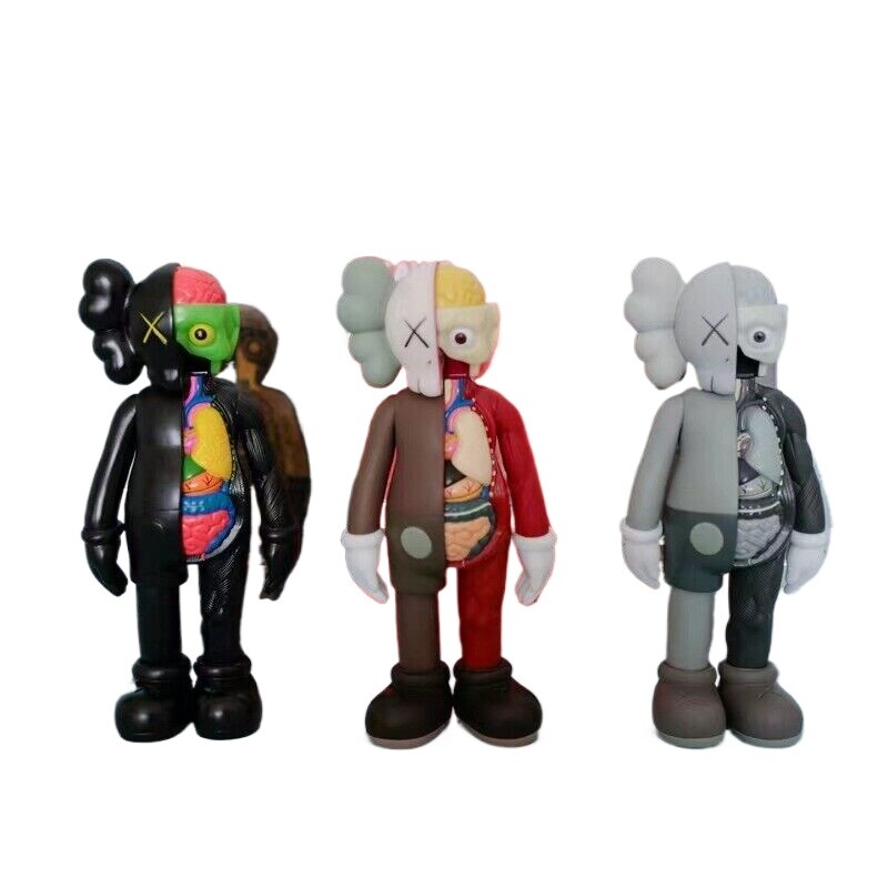 MEDICOM TOY - KAWS × Medicom Toy #6 Companion (Flayed) KAWS Companion Flayed Open Edition Vinyl Figure MoMA (GREY