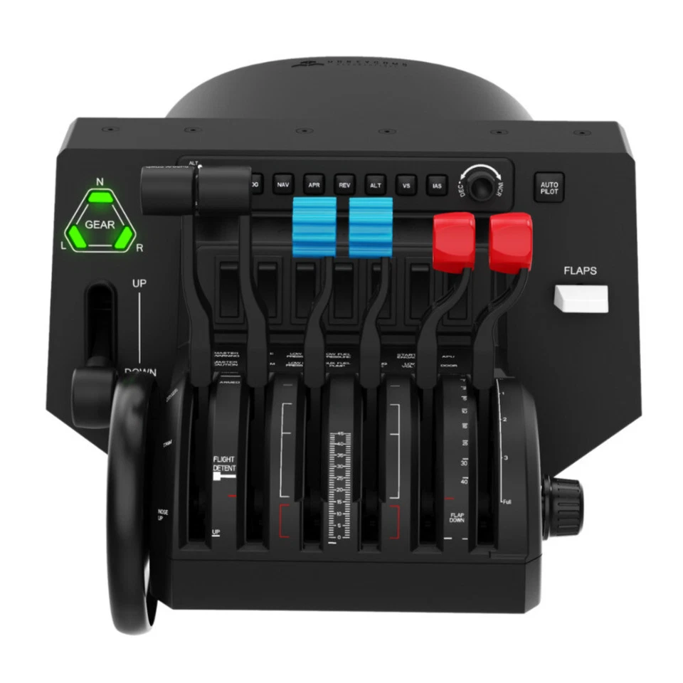 Yugo de controles de vuelo Honeycomb Alpha con paquete de cuadrante de acelerador Bravo Foto 2 de 4