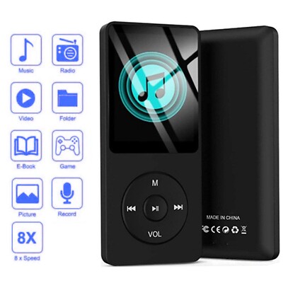 Support 128GB Bluetooth MP4/MP3 Lossless Music Player FM Radio Recorder Sports