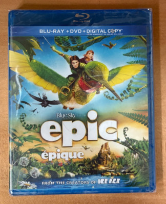 Epic (Blu-ray+DVD) (Blu-ray) **BRAND NEW** FACTORY SEALED***