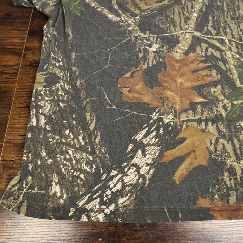 Game Winner Camicia Uomo 2XL Marrone Mimetico Muschio Rovere Rottura Country Girocollo Caccia - Foto 13 di 16