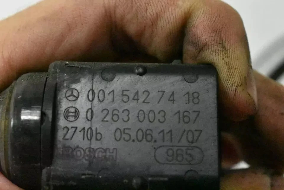 00-08 Mercedes R230 SL500 CLK320 parachoques trasero sensor de estacionamiento arnés de cables OEM Foto 4 de 4