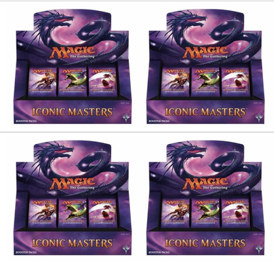 Mtg English Iconic Masters Booster Box Factory Sealed Case Of 4x Boxes Ebay