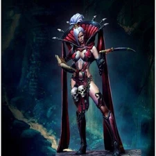 1:24 75mm Resin Doll Model Assembly Kit Dark Queen Toy Model (requires Assembly)