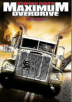Maximum Overdrive DVD Stephen King New and Sealed Plays