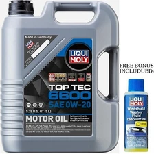 ★  5L Liqui Moly 0W-20 Top Tec 6600 Synthetic Engine Oil 22046 BMW Longlife-17FE