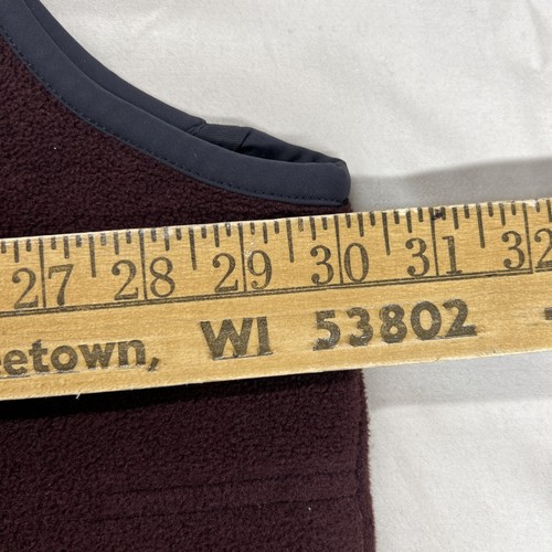 Gander Mountain Guide Series Burgundy Fleece Vest Men's 3XLT Tall Outdoor - Picture 6 of 8
