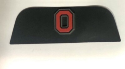 Ohio State Buckeyes Front Block  O  3D Helmet Bumper For Riddell Speed Flex