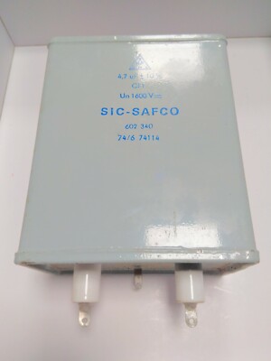 Condensateur à Bain D'huile 4.7µF 1600V Sic-Safco - Neuf, Pour électronique Ou Audio