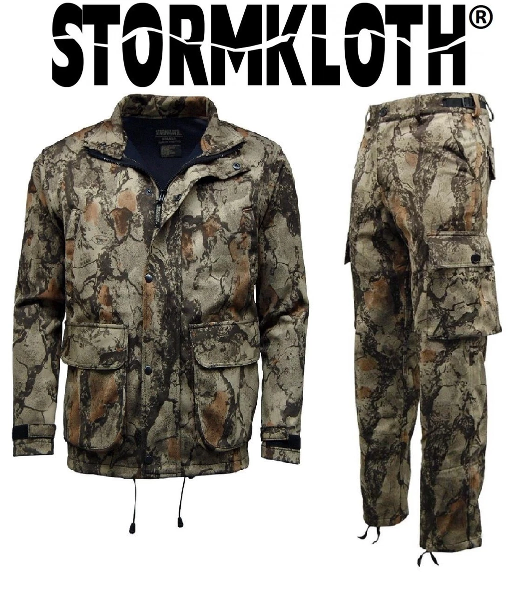 Stormkloth Mens Camouflage Nat Gear Jacket, Trouser Hunting, Shooting,  Fishing