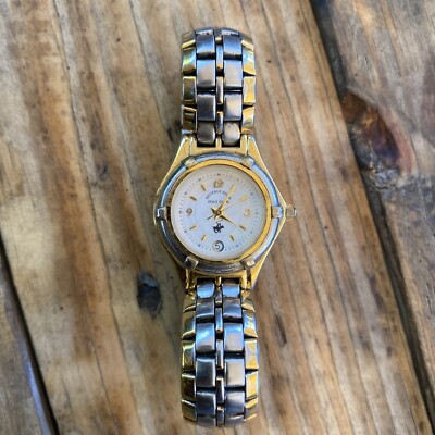 Beverly Hills Polo Club Watch Metal Strap Two Tone Ladies Watch Working