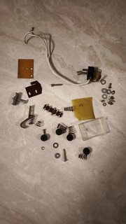 LENCO L75 Restos cubierta tornillos placa para brazo etc.