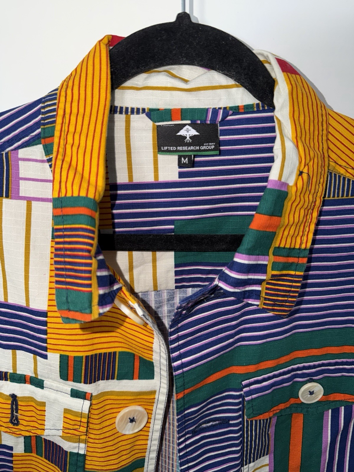 LRG (Lifted Research Group) Patchwork Like Shirt … - image 3