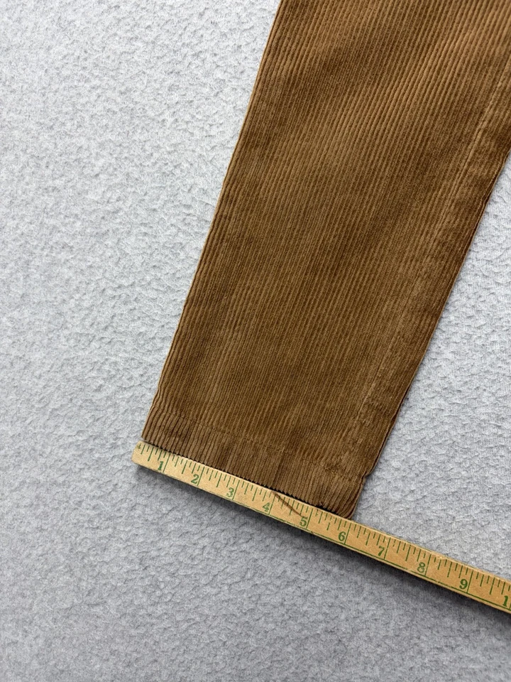 Pantalones Brooks Brothers Niños 6 Marrón Tostado Pana Pierna Recta Cintura Ajustable Foto 2 de 4