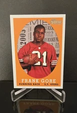 FRANK GORE RC 🔥 2005 Topps Heritage Orange Rookie 1958 Retro Design #73b