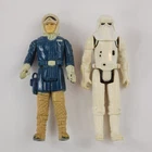 Vtg Star Wars 1980 Hoth Stormtrooper Snowtrooper & Han Solo Hoth Gear Figure Lot