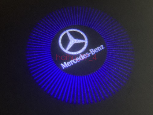 For Mercedes Benz S SL W222 Led Door Light Blue Projector Ghost Shadow Lamp 2PC - Picture 3 of 12