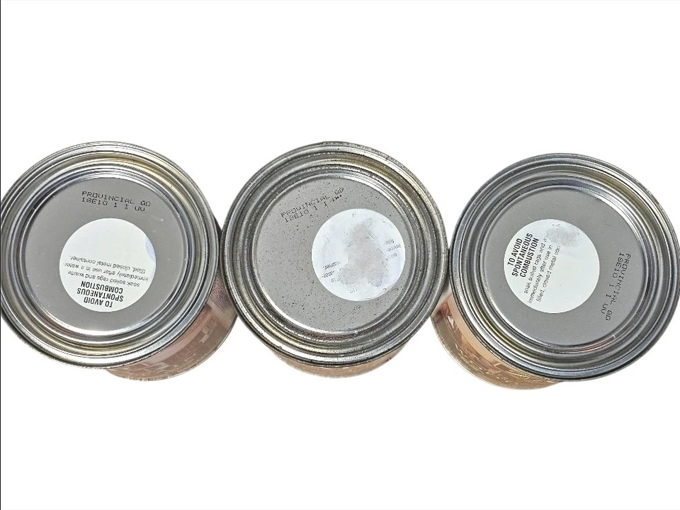 Lote de 3 ZAR mancha de madera a base de aceite 114 provincial 1 cuarto cada acabado interior Foto 3 de 4