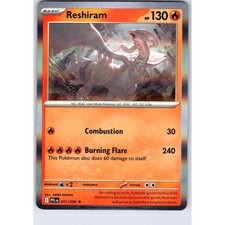 Carta Pokemon Reshiram 17/94 Fiamme Fantastiche Rara Holo NM TCG Singoli Near Mint