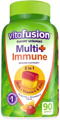 Vitafusion Multi+ Immune Support*   2-in-1 Benefits & Flavors   Adult Gummy V...