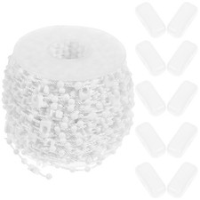 1Set Vertical Blind Beaded Chain with Chain Connectors for Replacement