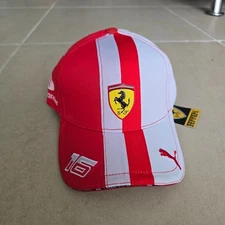 Ferrari Racing 16 Santander Men's Baseball Cap Red & White