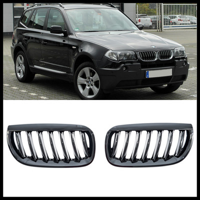 BMW X3 E83 PRE LCI 2003-2006 PERFORMANCE SINGLE LINE KIDNEY GRILLES GRILLS