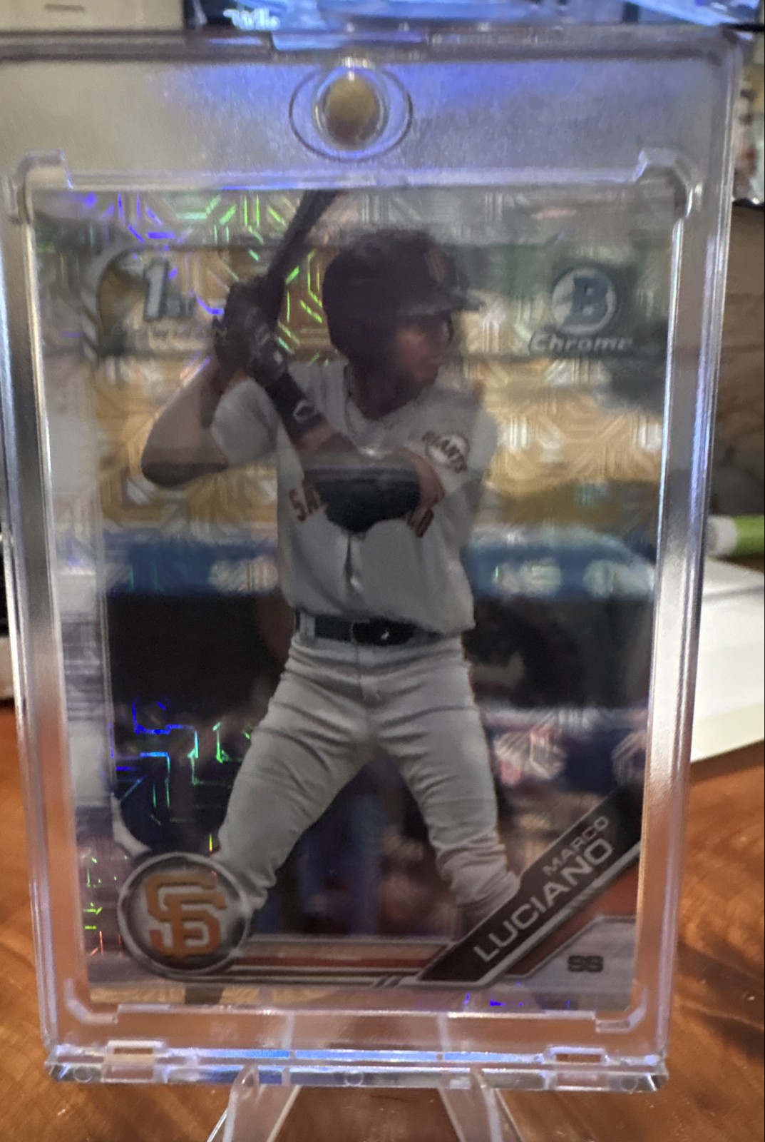2019 Bowman - Chrome Prospects Marco Luciano #BCP-82 Mega Box Mojo Refractor...