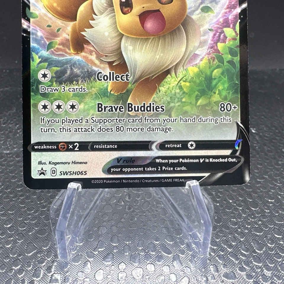 Eevee V SWSH065 SWSH: Sword & Shield Promo Cards Holo - Image 4 of 4