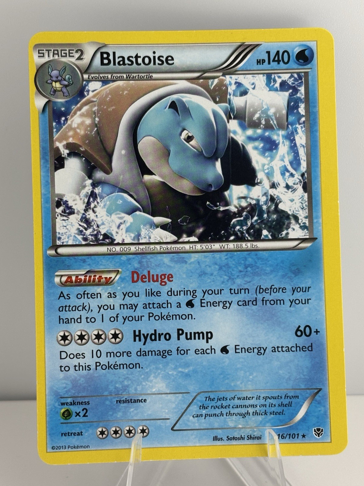 Blastoise - (BW Plasma Blast) 016/101 Deck Exclusives Regular Pokémon LP/NM