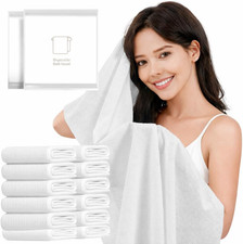 20 Pack Disposable Bath Towels, 70X140Cm Large Hair Towels Disposable Spa Towels