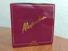 Alexandra Body Dusting Powder By Alexandra De Markoff 7.0 OZ. New in the Box