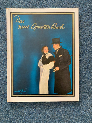 Das neue Operettenbuch Band 2 Schott 2850 Widmung aus 1940  gebraucht