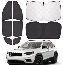 8pc. Car Window Shades for 2014-2023 Grand Cherokee New