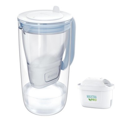 BRITA Glaskanne Model One inkl. 1 MAXTRA PRO All-in-1 Wasserfilter, Hellblau