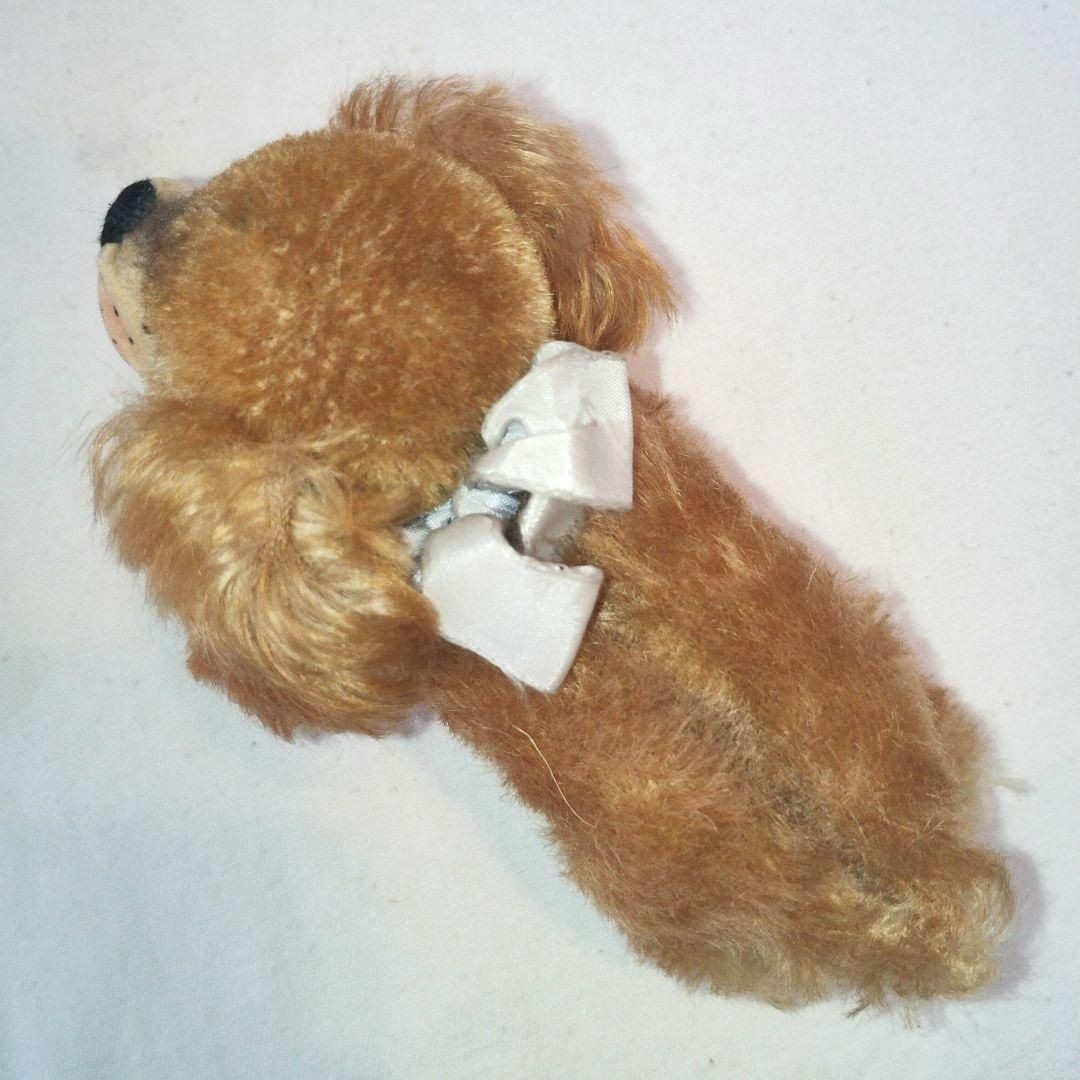 Plush Toy Steiff Cookie Stuffed Dog Brown Smiling face Made in