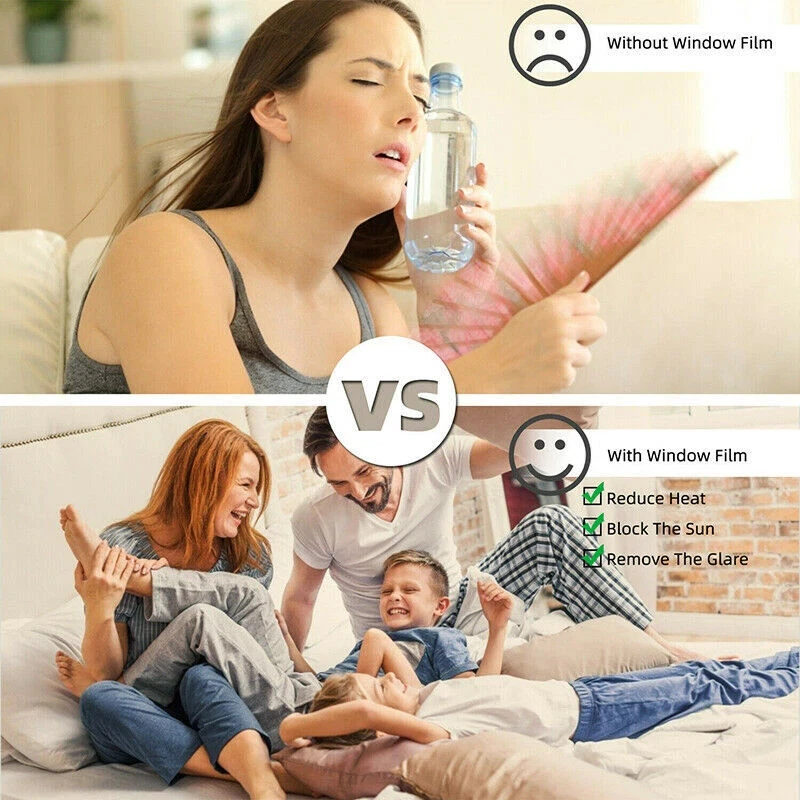 Película de janela azul vários tamanhos unidirecional espelho matiz proteção de privacidade antirreflexo - Imagem 3 de 4