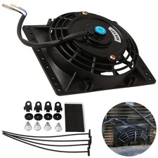 6 Inch Slim Radiator Cooling Fan Universal Slim Pull Push 12V 80W Electric Fan