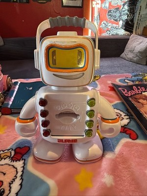 Vintage Playskool Alphie Interactive Learning Talking Robot Lights & Sound WORKS