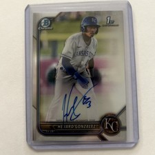 2022 Bowman Chrome Prospect 1st Autographs Herard Gonzalez #CPA-HG (RC) - Royals