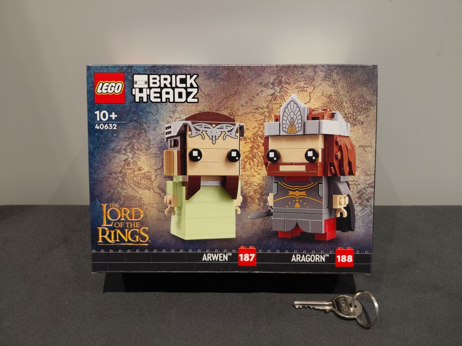 LEGO 40632 Aragorn & Arwen BrickHeadz LOTR MISB - Investimento LEGO