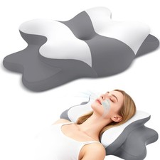 Sleep Apnea Pillow with Neck Pain and Snoring Relief -Orthopedic Cervical Pil...