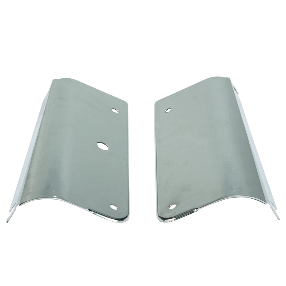 Headlight panel Smooth 3-Piece Fork Tins Covers Kit Fit For Harley Softail Delux - Image 4 of 4